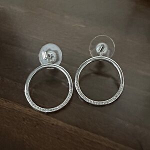 Elegant Silver Hoop Earrings